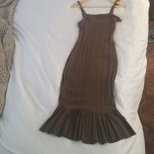 Army green dress